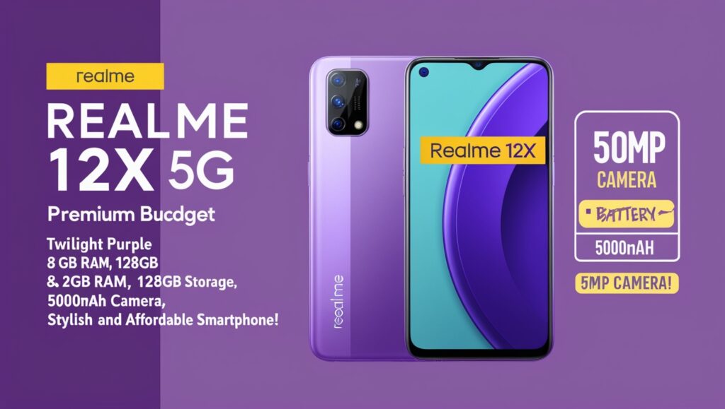 Realme 12x 5G (Twilight Purple, 128 GB) (8 GB RAM)